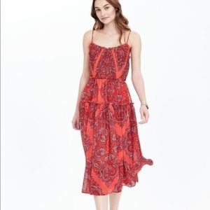 Banana Republic Paisley Midi dress
